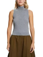 Swetry damskie - ESPRIT Sweter damski, 039/Medium Grey 5, S - miniaturka - grafika 1