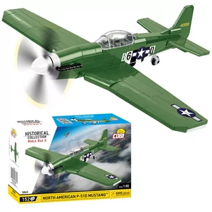 COBI 5860 SAMOLOT P-51D MUSTANG MYŚLIWIEC WW2 WOJSKOWY 152 EL - Klocki - miniaturka - grafika 1