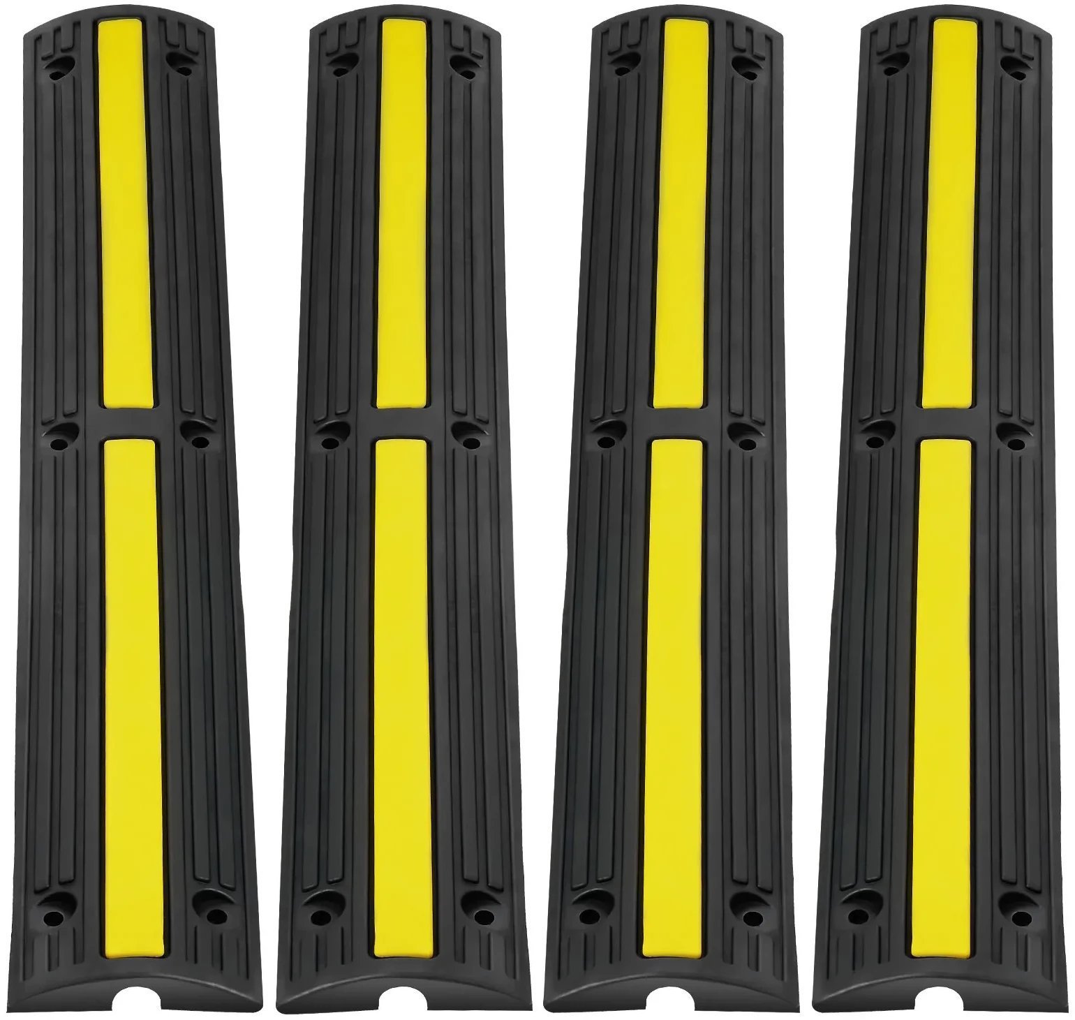 Listwa przejazdowa do kabli 100cm 4szt gumowa 8t ochrona przewody garaż