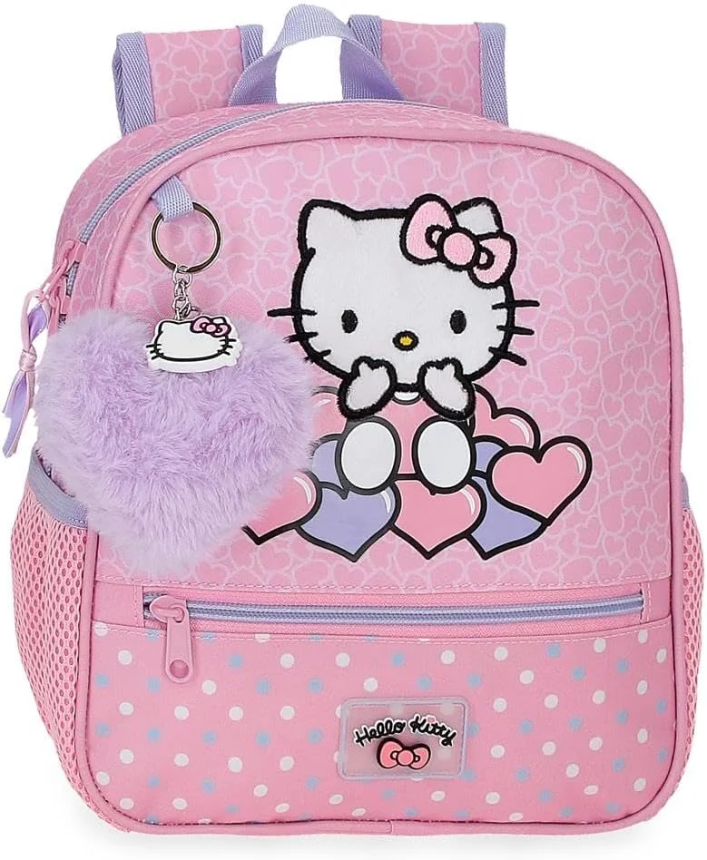 Torba listonoszka Hello Kitty dla dziewczynki wzór Hearts & Dots