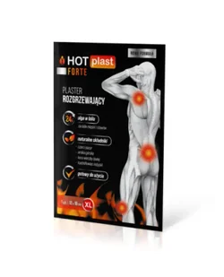 Hot Plast Forte Plaster rozgrzewający 12 x 18 cm, 1 sztuka - Stawy, mięśnie, kości - miniaturka - grafika 1