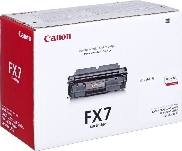 Toner Canon FX-7 Black Oryginał 7621A002