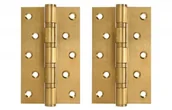 Zawiasy, okucia i inne akcesoria - Zawias splatany 5x3x3, złote (blister) (2 szt.) - miniaturka - grafika 1