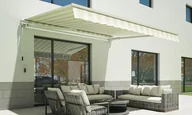 Markizy - Markiza na taras CLASSIC 400x300 White/Taupe - Gutroof - miniaturka - grafika 1