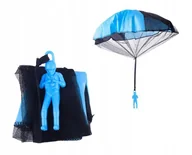 Figurki dla dzieci - FIGURKA ŻOŁNIERZ SPADOCHRONIARZ KOLOROWE Zabawki dla Dzieci Spadochron Duży - miniaturka - grafika 1