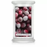 Świece - Kringle Candle Duża świeca z dwoma knotami Cranberry 623 g - miniaturka - grafika 1