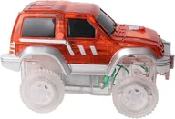 Klocki - Magnetyczny samochód Race Truck Car czerwony Cleverclixx - miniaturka - grafika 1