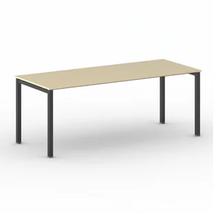 B2B Partner Stół Square 2000 x 800 x 750 mm, brzoza 499457 - Stoły i stoliki do biura - miniaturka - grafika 1