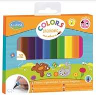 Zabawki kreatywne - Aladine Markery o ergonomicznym kształcie - miniaturka - grafika 1