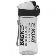 Bidony dla dzieci - Bidon 400 ml Back Up czarny Derform - miniaturka - grafika 1