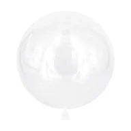 Balony i akcesoria - Balon BOBO transparentny 60 cm - 1 sztuka przezroczyste - miniaturka - grafika 1