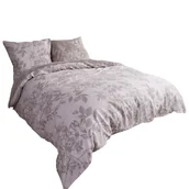 Pościel - Pościel satyna bawełniana EXCLUSIVE HARISSA 160x200 Darymex beżowa liście - miniaturka - grafika 1