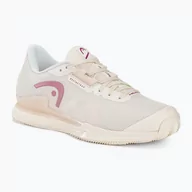 Buty sportowe damskie - Buty do tenisa damskie HEAD Sprint Pro 3.5 Clay chalk white/purple - miniaturka - grafika 1