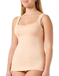 Emporio Armani Underwear Women's Icon Logobband Tank Top Fashion Vest, kolor morelowy, XL, morela, XL - Koszulki i topy damskie - miniaturka - grafika 1