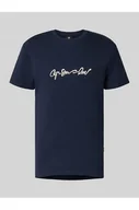 Koszulki męskie - T-shirt z nadrukiem z logo i okrągłym dekoltem - G-Star Raw - miniaturka - grafika 1