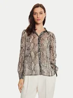 Koszule damskie - Morgan Koszula 232-CIPYTH Beżowy Regular Fit - miniaturka - grafika 1