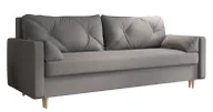 Sofy i kanapy - Popielata sofa rozkładana z pojemnikiem na pościel K2-W94 - miniaturka - grafika 1