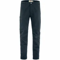 Spodnie sportowe męskie - Męskie spodnie trekkingowe Fjällraven Abisko Hike Trousers dark navy  - 46 - miniaturka - grafika 1