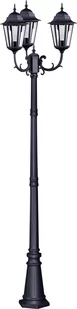 Kaja Lozana lampa stojąca zewnętrzna 3x60W czarna K-7006A2/3CZARNY - Lampy ogrodowe - miniaturka - grafika 1