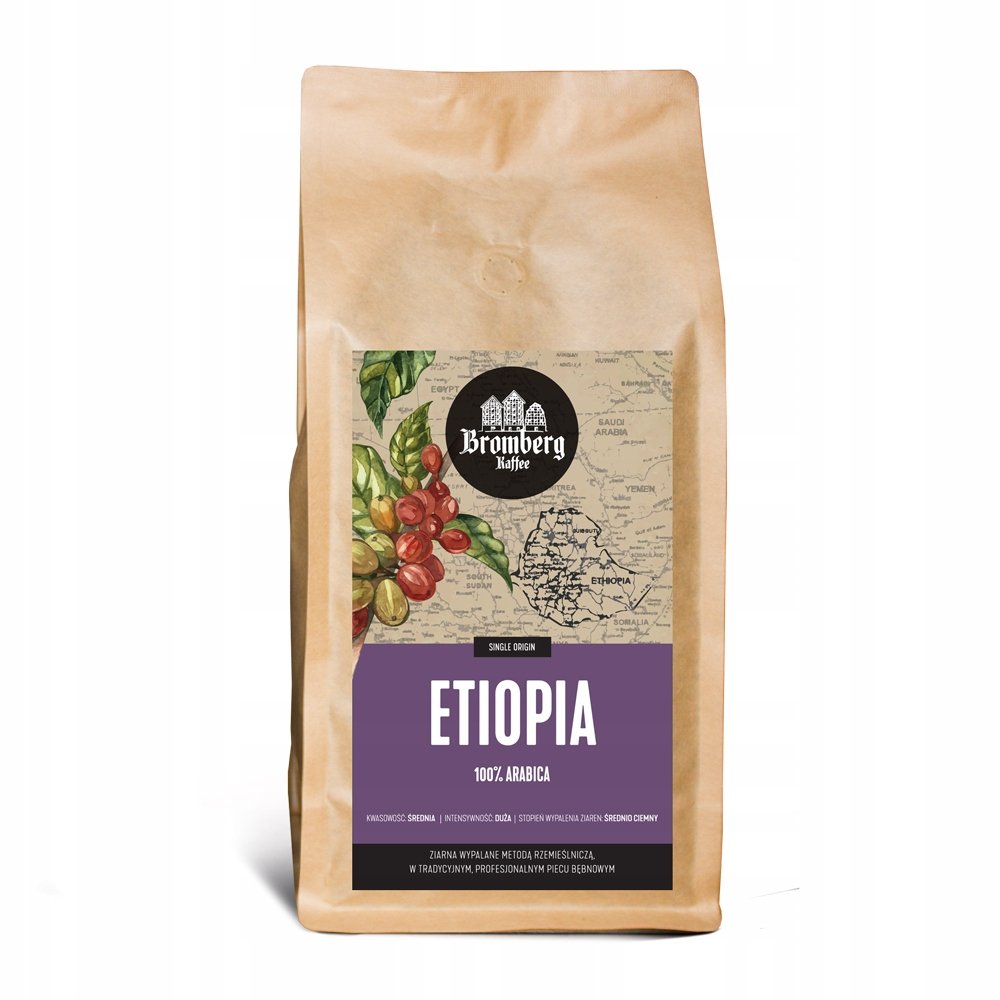 Kawa Etiopia ziarnista Bromberg Kaffee
