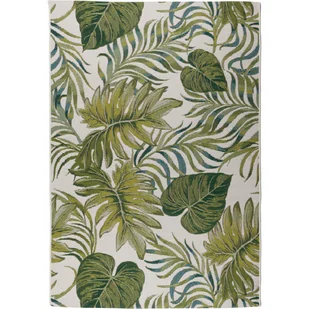 MULTI-DECOR Dywan zewnętrzny Cappucino Liście zielony 60 x 100 cm - Dywany zewnętrzne - miniaturka - grafika 1