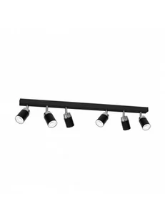Luminex Spot Reno black/chrome 6 5149 - Lampy sufitowe - miniaturka - grafika 2