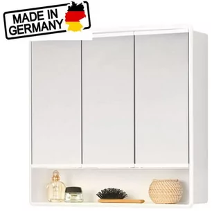 Szafka łazienkowa z lustrem LYMO 58x49x14,7 biała - Szafki łazienkowe - miniaturka - grafika 1