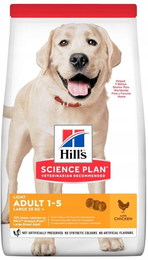 Hills Canine Adult 1-5 Light Large Breed 18 kg