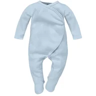 Pajacyki dla niemowląt - PINOKIO PAJAC WIAZAZNY DLUGI REKAW LOVELY DAY BABYBLUE NIEBIESKI 50 - miniaturka - grafika 1