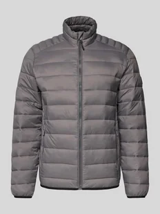 Kurtka pikowana z zapięciem na zamek błyskawiczny model ‘BRADLEY’ - Kurtki męskie - miniaturka - grafika 1