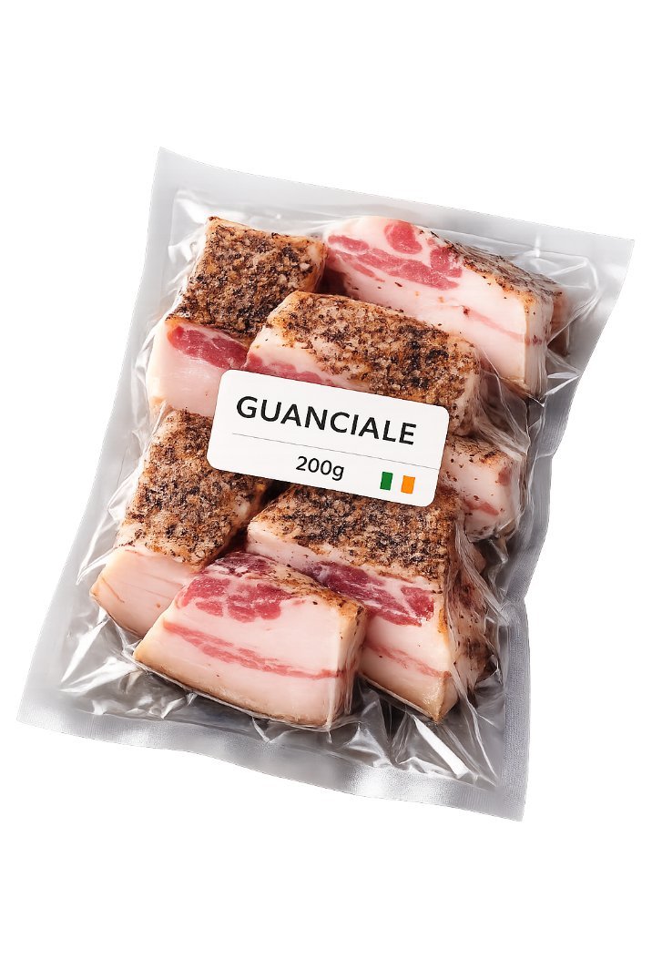 kawałki Guanciale Wieprzowy policzek 200g - Schronisko Bukowina