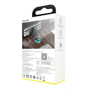 Baseus Baseus Tiny Star PPS mini inteligentna ładowarka samochodowa USB Typ C 30W Quick Charge 3.0 PD 3.0 niebieski (VCHX-B03) hurtel-53292-0 - Ładowarki samochodowe - miniaturka - grafika 29