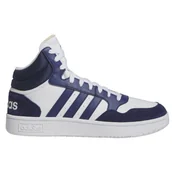 Buty sportowe męskie - Buty adidas Hoops 3.0 Mid M IG1432 białe - miniaturka - grafika 1