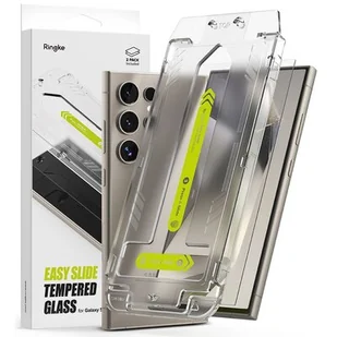 Szkło hartowane RINGKE Easy Slide do Samsung Galaxy S24 Ultra Przezroczysty (2 szt.) - Szkła hartowane na telefon - miniaturka - grafika 1