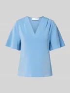 Koszulki i topy damskie - T-shirt z dekoltem w serek model ‘TENNY’ - miniaturka - grafika 1