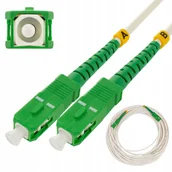 Pozostałe akcesoria sieciowe - NEKU Patchcord światłowód SM 9/125 SC APC FTTH 25m - miniaturka - grafika 1