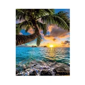 Zabawki kreatywne - Diamond painting haft diamentowy  - plaża - miniaturka - grafika 1