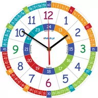 Zegary - Edukacyjny zegar ścienny dla dzieci M2 / ePokoik - miniaturka - grafika 1