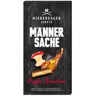 Czekolada - NIEDEREGGERMannerSache  czekolada z marcepanem  bourbon jabłko 110g - miniaturka - grafika 1