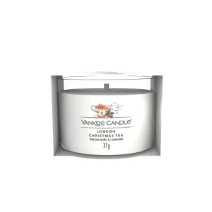 Yankee Candle Świeca Zapachowa Słoik Mini London Christmas Tea - Świece - miniaturka - grafika 1