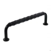 Zawiasy, okucia i inne akcesoria - Uchwyt meblowy podłużny 1353 96 Czarny z czarną skórą - miniaturka - grafika 1