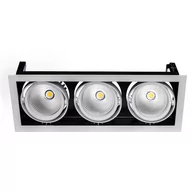 Lampy sufitowe - Modern-Day 3X1Led Cob Citizen 40St 230V 3X27W Ip20 Ww Downlight + Zasilacz Spectrum LED - miniaturka - grafika 1