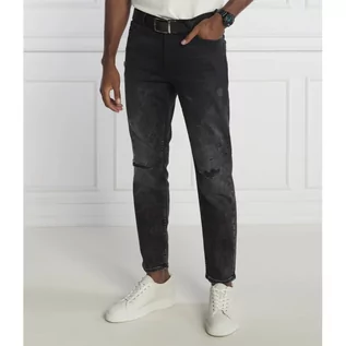 Spodnie męskie - HUGO Jeansy HUGO 634 | Tapered fit | denim - grafika 1