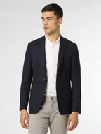 Garnitury - Roy Robson Marynarka męska Mężczyźni Slim Fit niebieski wypukły wzór tkaniny, 24 - miniaturka - grafika 1