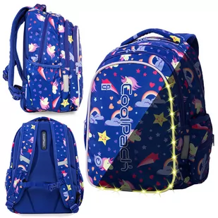 Patio CoolPack Joy M Plecak Szkolny Świecący LED 23L Unicorns A20208 - Plecaki szkolne i tornistry - miniaturka - grafika 1