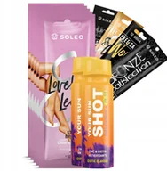 Balsamy i kremy do opalania - Soleo Lovely Legs 5x10ml Mocny Bronzer Do Opalania Nóg + Gratisy - miniaturka - grafika 1