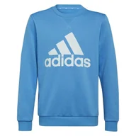 Bluzy dla dziewczynek - Bluza dziecięca Adidas Bl Swt dresowa niebieska-164 - miniaturka - grafika 1