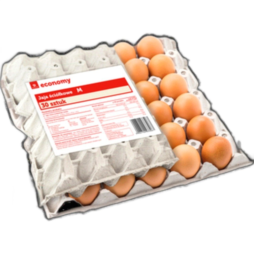 Jaja ściółkowe od kur z wolnego wybiegu rozmiar M