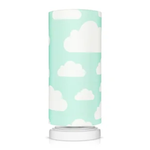 lampka nocna dla dzieci miętowa w chmurki mint clouds - Lampy stojące - miniaturka - grafika 1