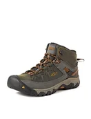 Buty trekkingowe męskie - KEEN Męskie buty trekkingowe Targhee 3 Mid Waterproof, Black Olive Golden Brown, 51 EU Weit - miniaturka - grafika 1